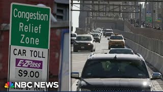New congestion pricing program leads to less traffic going into NYC