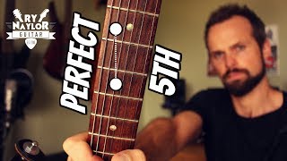Learn Fretboard Shapes Playing the Perfect Fifth on Guitar Power Chord Guitar Intervals Lesson