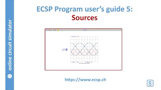 Simulation Of Sources On Ecsp Users Guide Circuit Simulator