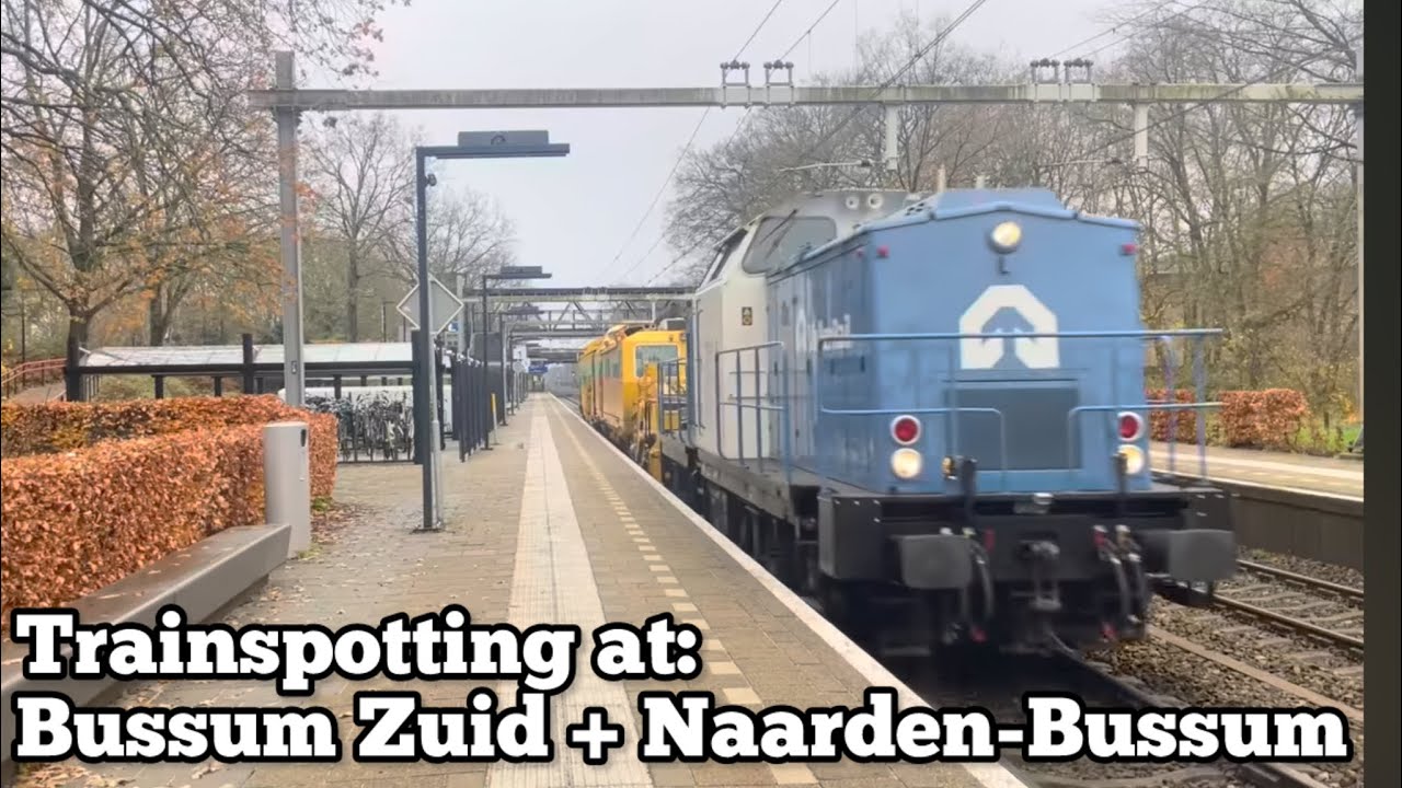 Trainspotting at Bussum-zuid/Naarden-Bussum