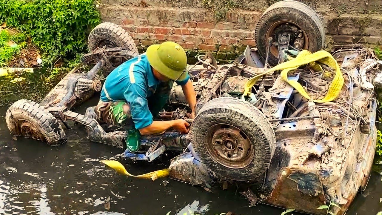 💡 Completely Restored A 𝐒𝐔𝐙𝐔𝐊𝐈 Truck That Was Severely Damaged In A Catastrophic Accident