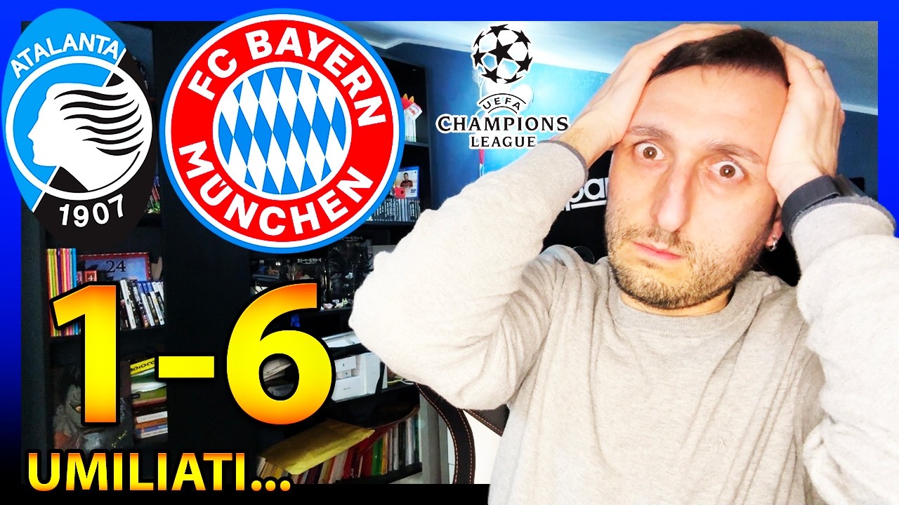 ATALANTA-BAYERN MONACO 1-6… IL CALCIO ITALIANO È ALLA DERIVA...