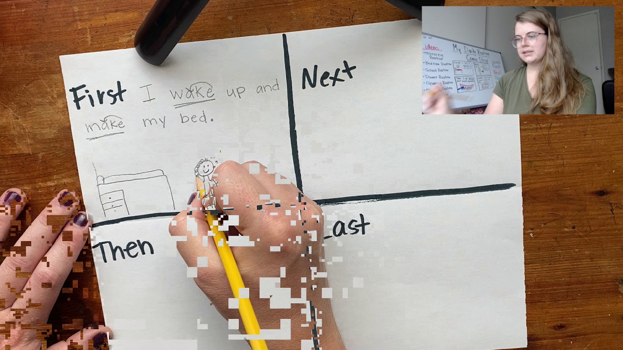 Creating A Routine Comic Strip Writing: Comic Strip Routine - YouTube