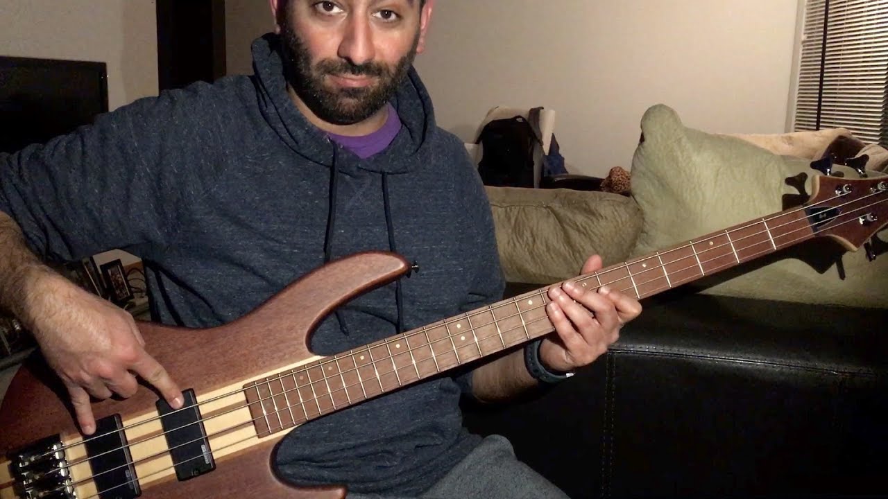 ESP LTD D-4 Bass Review - YouTube