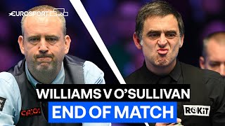 SUPERB Frame To Win It | Ronnie O’Sullivan vs Mark Williams | Eurosport Snooker