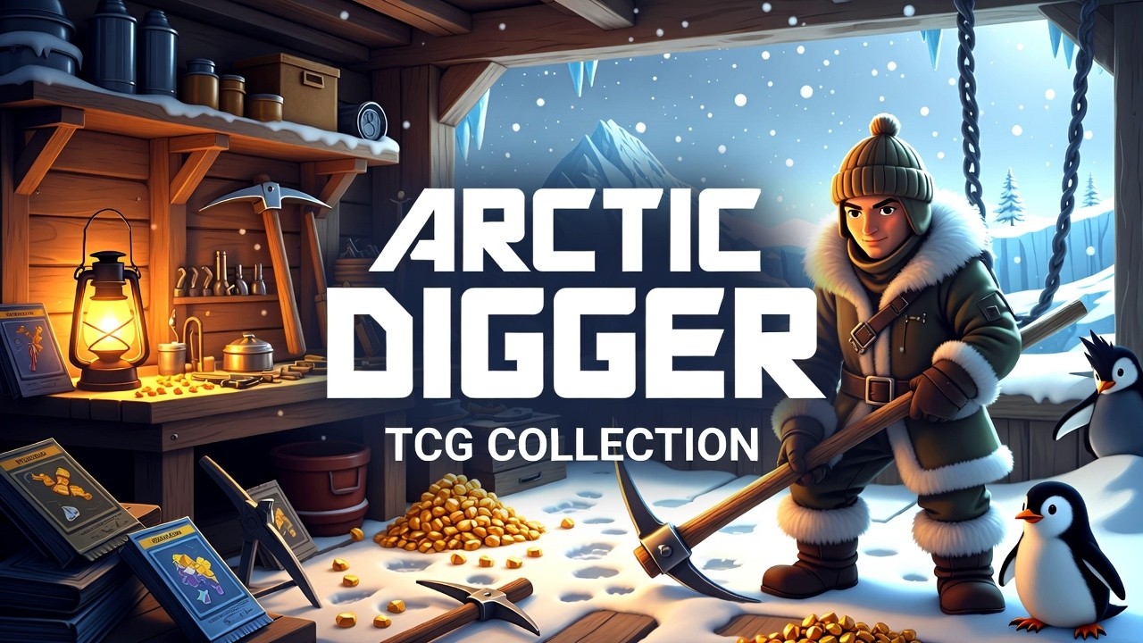 Arctic Digger TCG Collection Первый Взгляд #1 ► Копай лёд и открывай карты! (2026)