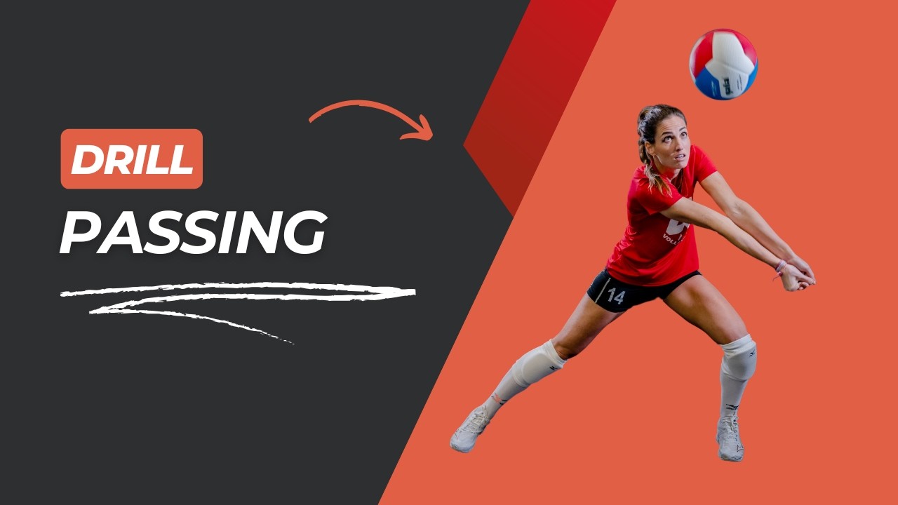 Volleyball Serve Receive Drill | Passing, Transition and Position Switching