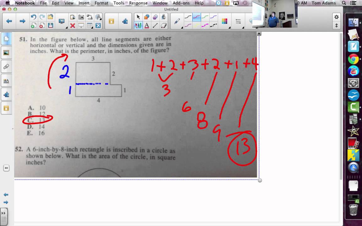 Review - ACT Math Example 51 - YouTube