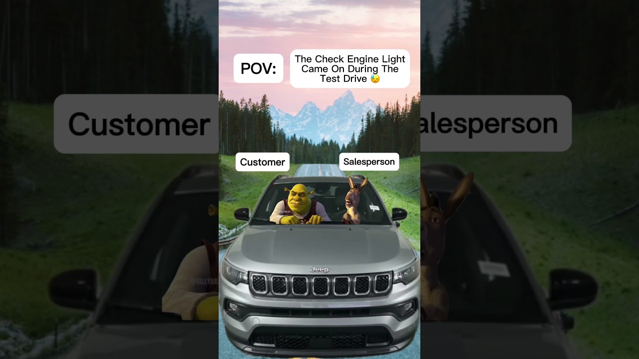 POV: When The Check Engine Light Comes On During The Test Drive :P