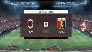 AC Milan vs Genoa (13/01/2022) Coppa Italia FIFA 22