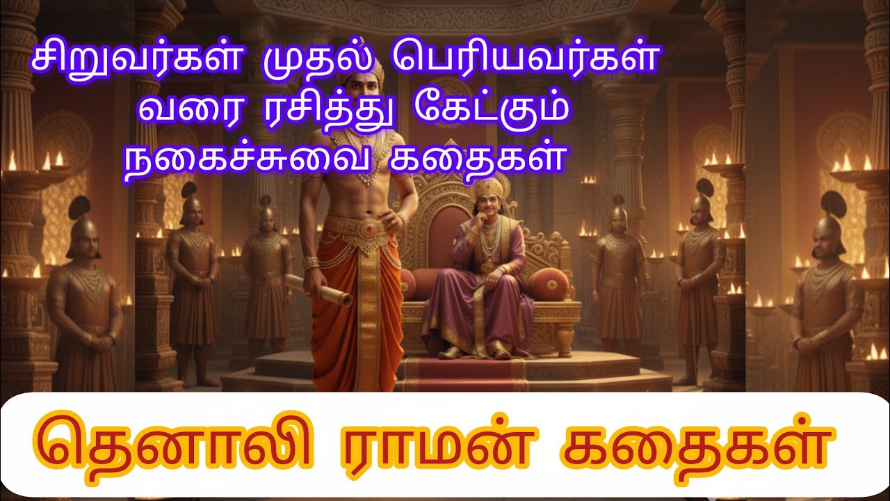 தெனாலி ராமன்  நகைச்சுவை கதைகள்#RV TALKS TAMIL