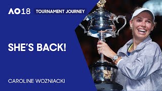 Caroline Wozniacki's Grand Slam Title-Winning Tournament | Australian Open 2018