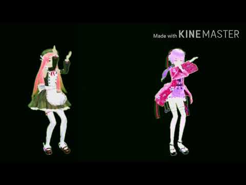 「MMDスマホ＆ちょっとお知らせ」唯一、愛ノ詠    「うp主と桃音モモ」