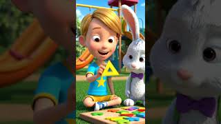 ⭐ Tommy Learns Shapes! | Circle, Triangle, Square & Heart | Fun Learning for Kids 🌈 #shorts