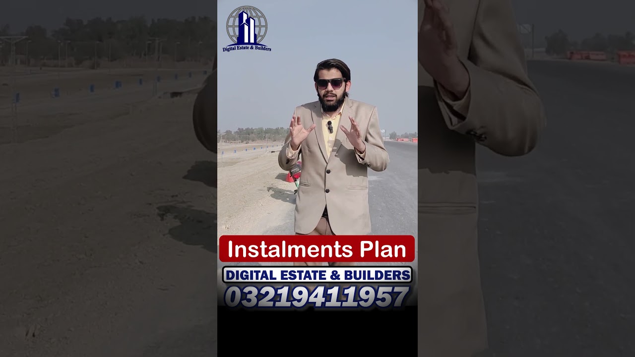 Facing Ring Road | 8 Marla Commercial Plots | Bahria Town | On Ground | Available on Installments |
