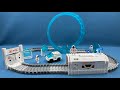 8 Minute Super Satisfying Unboxing: Anti-Gravity Space Exploration Track Car ASMR Toy | No Talking