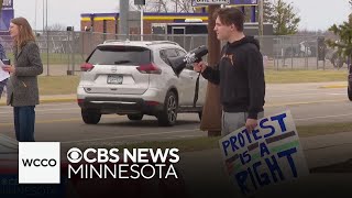 Students at a Mankato college are protesting over student visa denials