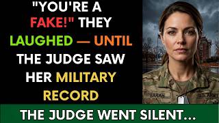 Sarah Wore Her Father's Old Dog Tags to Court — The Judge Went Silent the Moment He Saw Them