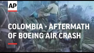 Colombia - Aftermath of Boeing air crash