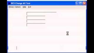 Arch Brooks - BCS Change All Text Utility