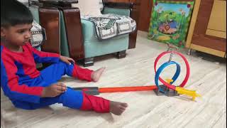 Hot wheels in slow mo
