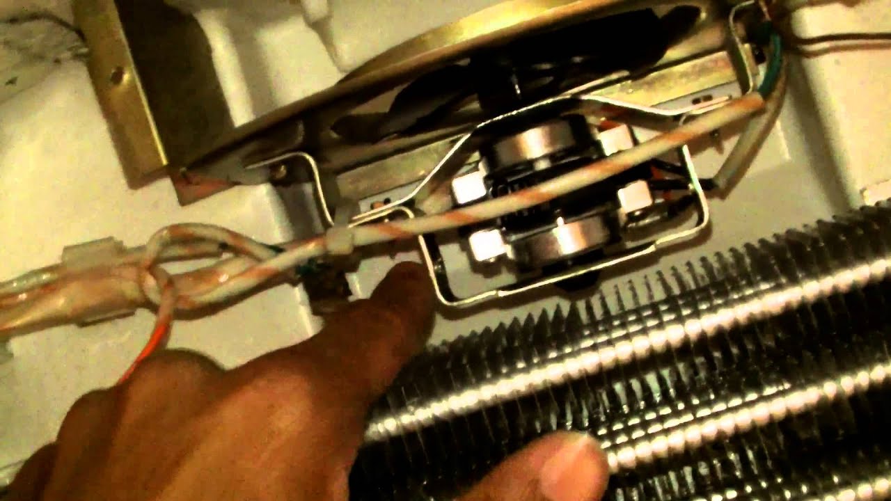 Replacing Haier Refrigerator's Evaporator Motor - YouTube