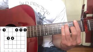 Devil Town Verse chord shapes tutorial