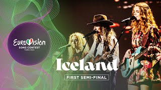 Systur - Með Hækkandi Sól - LIVE - Iceland 🇮🇸 - First Semi-Final - Eurovision 2022