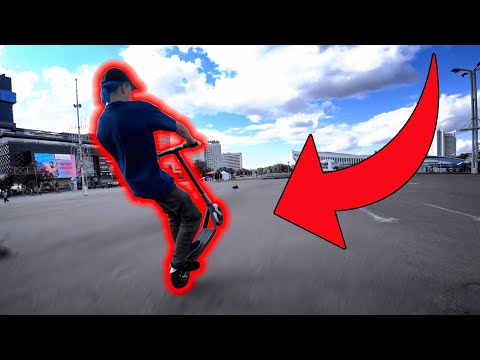 ЛОМАЕМ Электросамокат, ТРЮКИ на Самокате с Электромотором