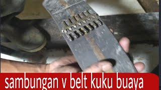 Cara pasang v belt setreng gilingan bakso