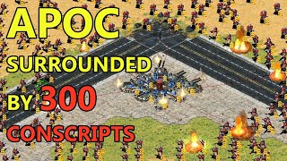 8 Apocalypse vs 300 Conscripts - [Red Alert 2]