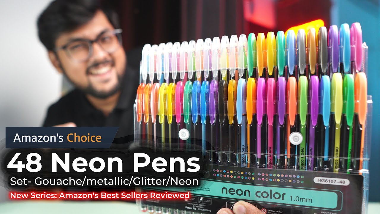 Jumbo Neon Pen Combo Kit for Making Notes, Decoration, Sketching &  Journaling