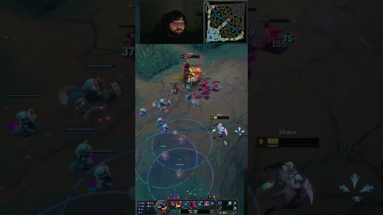 Smartest Yasuo Player!  #leagueoflegends #shaco