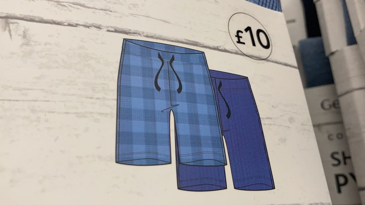 Asda Men S Pyjama Sets And Shorts Set End September 2020 Youtube