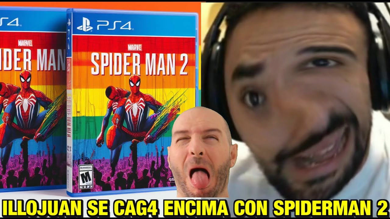 ILLOJUAN SE CAG4 CON EL LENGUAJE INCLUSIVO DE SPIDERMAN 2, EXPLICA QUE NO SE RIÓ DE ELLOS | sasel