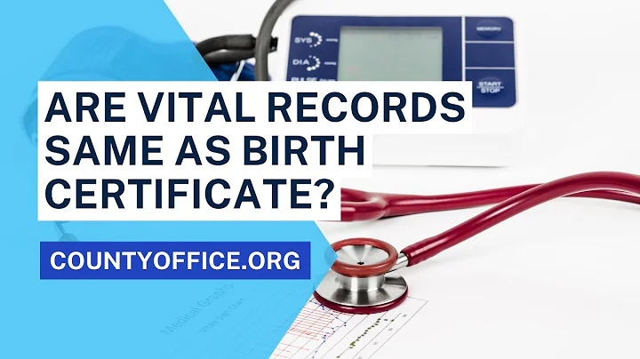 Are Vital Records Same As Birth Certificate? - CountyOffice.org