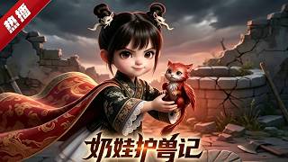 MULTI SUB《奶娃護獸記》操著一口方言的三歲萌娃下山尋親，誤把腹黑落魄質子當成流浪”獸獸”飼養，靠著天生神力與呆萌腦回路，把殘酷修真界帶偏成搞笑田園劇。 #AI #漫劇 #動漫 #無盡動漫社 screenshot 5