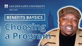 Tips for Choosing an Academic Program from a Student Veteran by Golden Gate University 123,443 views 2 years ago 2 minutes, 54 seconds