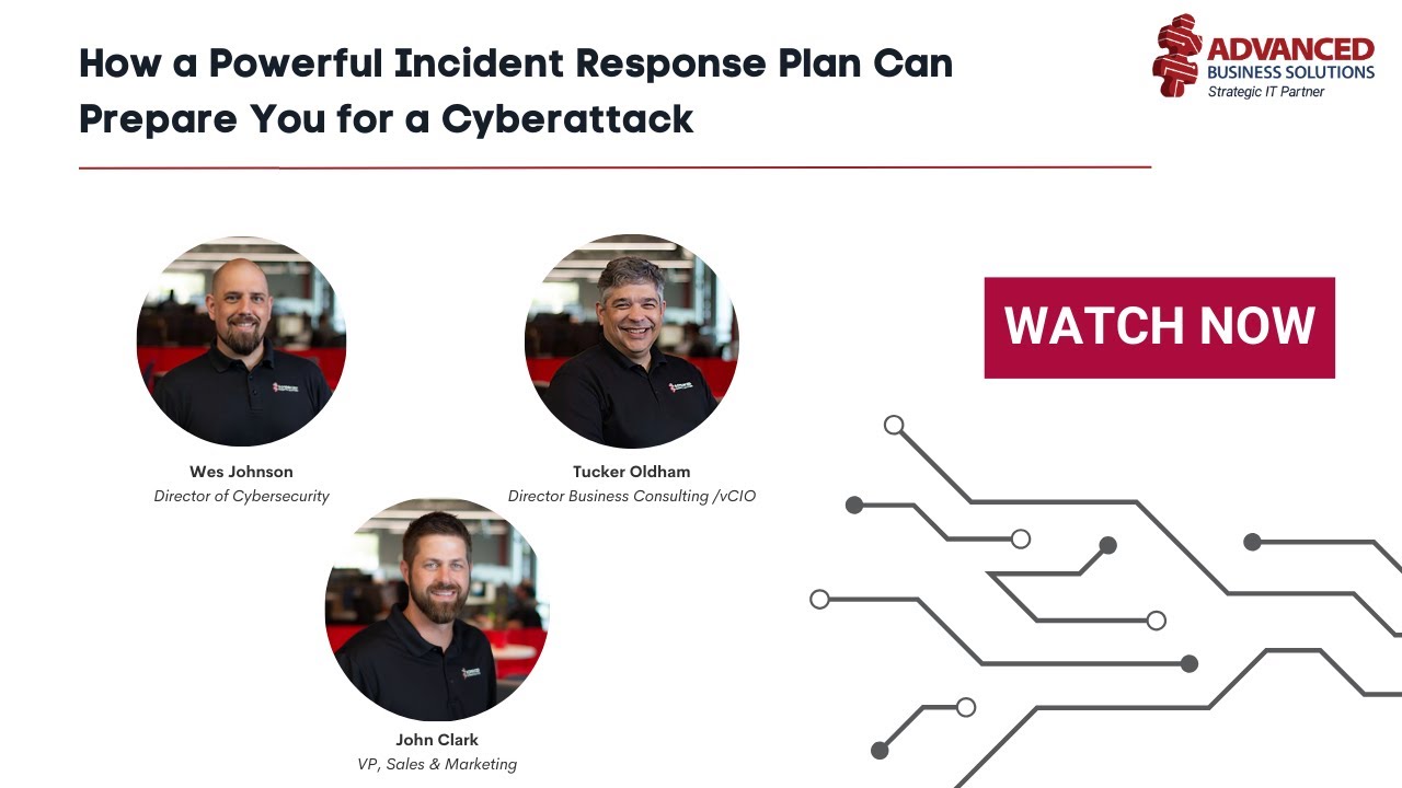Cybersecurity Incident Response Plan Webinar