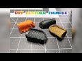 Diy leather thimble d en cuircoudrecouturesew tutorial  0082