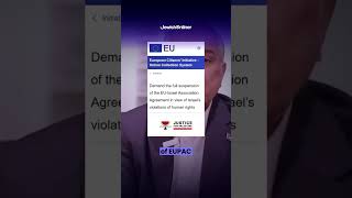 U.S.-Designated Official Leads Group Behind EU Petition to Suspend Israel Ties