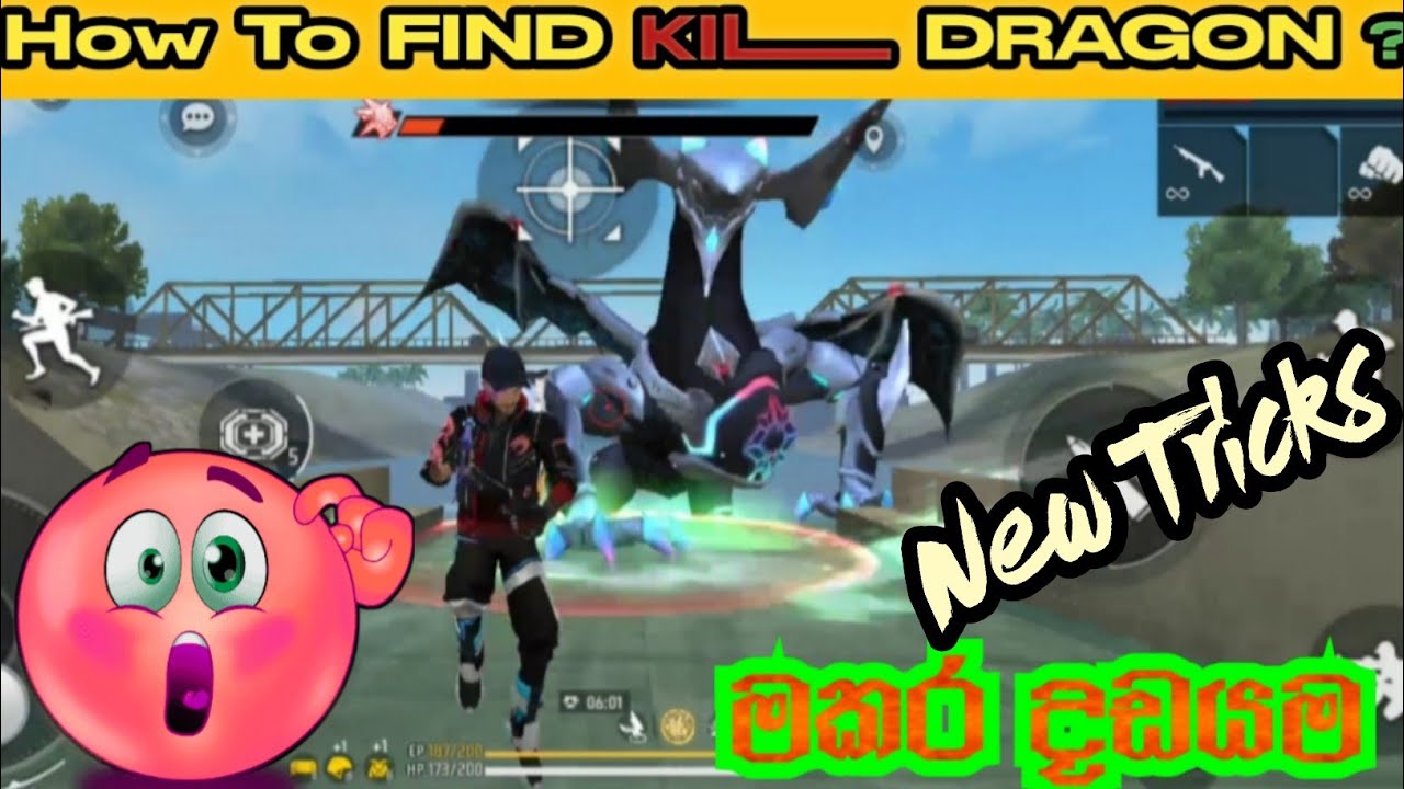 Free Fire Se Dragon BR Sinhala| mechadrake Update Gameplay | මකර දඩයම | 