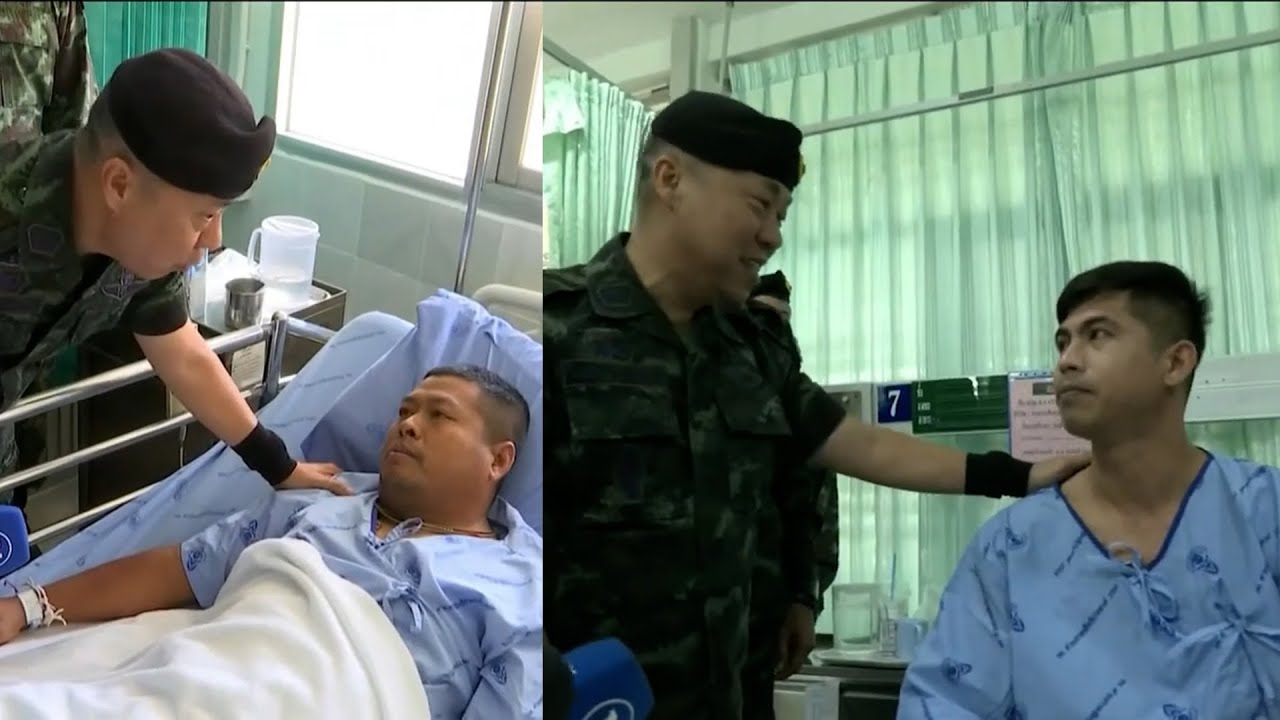 'เสธ ทบ.' เยี่ยมอาการทหาร 14 นาย ที่บาดเจ็บจากการยิงปะทะกับ 'ทหารเขมร'