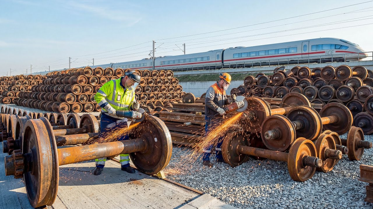 How Factories Recycle Scrap Train Wheels into High-Performance Industrial Parts