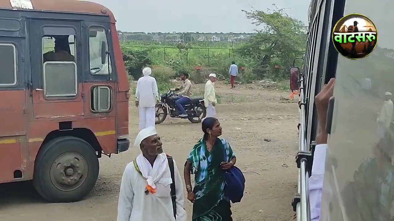 दोन म्हाताऱ्या बाबांचे एस. टी. मध्ये भांडण | #travel #पंढरपूरयात्रा #badebaba #msrtc