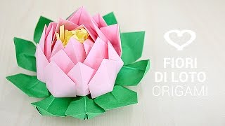 Tutorial Come Realizzare Un Fiore Di Loto Origami - La Figurina