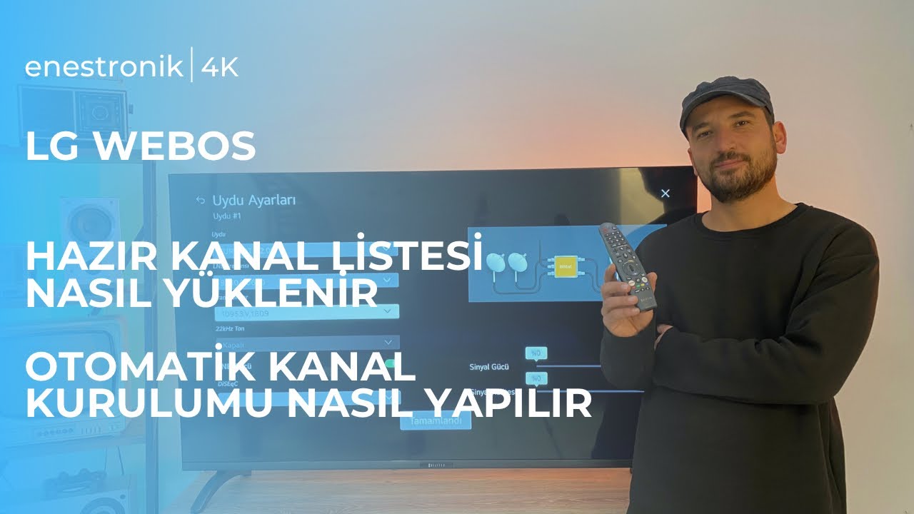 LG Televizyon Kurulumu Kanal Listesi Yükleme ve Kanal Arama Nasıl