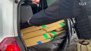 PRF apreende cerca de 320 quilos de Maconha, 10 kg de skunk e recupera veículo roubado na BR-277