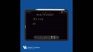 Using Apple Math Notes on iPad