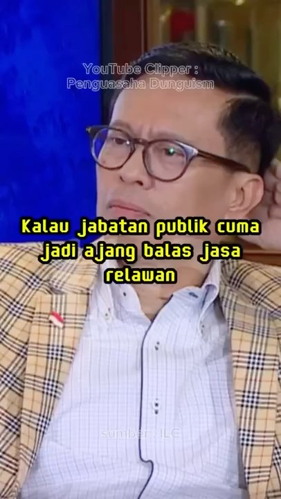 Kalau jabatan publik cuma jadi ajang balas jasa relawan